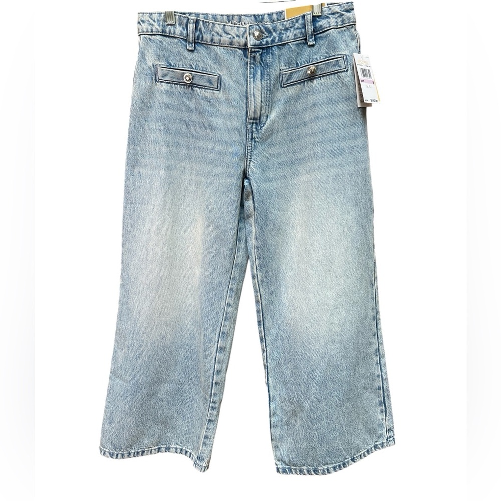 Michael Kors Selma HR Crop Wide Leg Jean